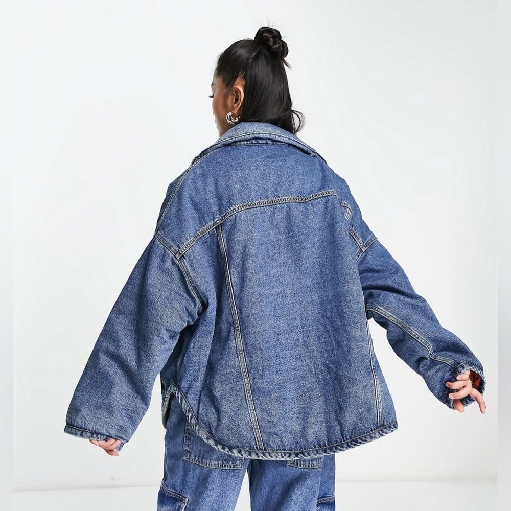 Levi's Fly trucker jacket in mid wash blue